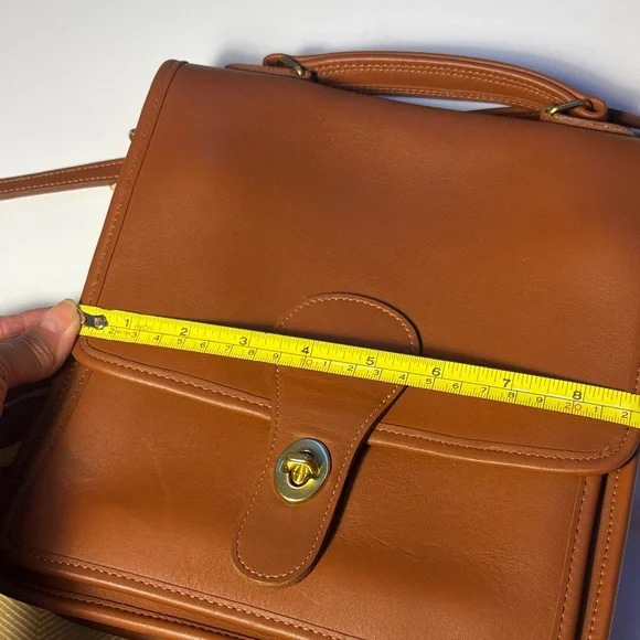 Vintage Coach Station Crossbody Bag - British Tan- never used!!! - Picture 12 of 14